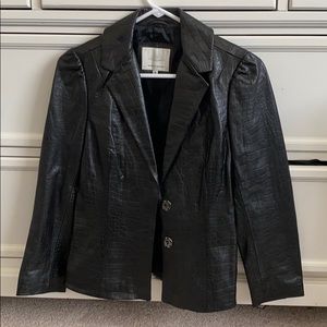 Madison Marcus Rare find! Croc Leather Jacket